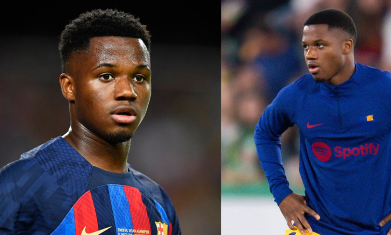 Ansu Fati Transfer News: Ansu Fati Transfer News: The ONLY CONDITION in which Ansu Fati will leave Barcelona in the summer transfer window of 2023