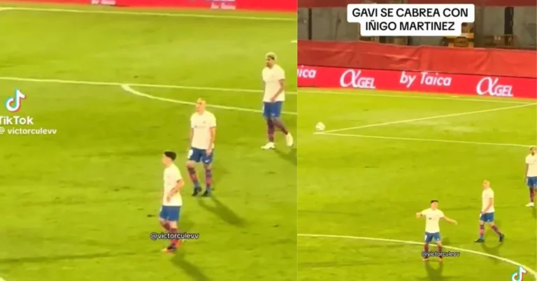[VIDEO]: Gavi's Reaction After Barcelona Conceede The Second Goal Vs Mallorca